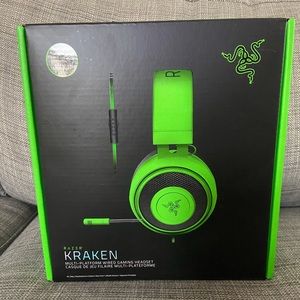 Razer Kraken wired gaming headset Green
